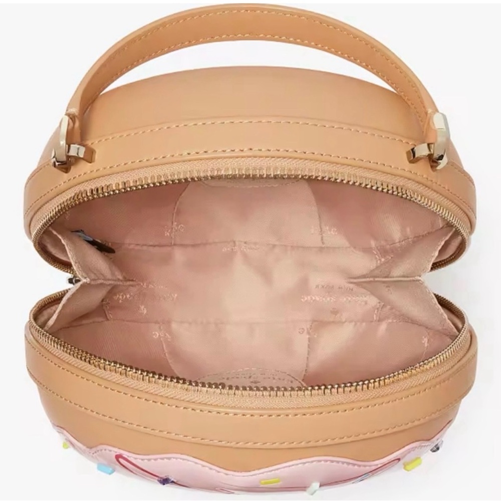 KATE SPADE COFFEE BREAK 3D DOUGHNUT CROSSBODY BAG - Picture 6 of 11